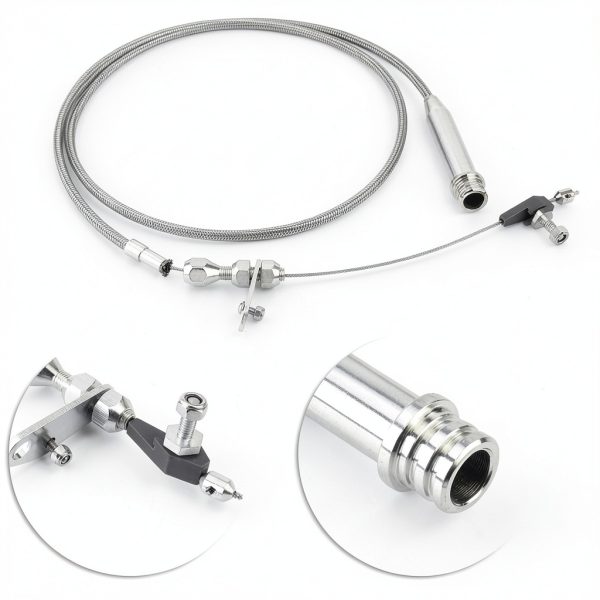 GM 700R4 Braided Kickdown Cable by EVGATSAUTO-4