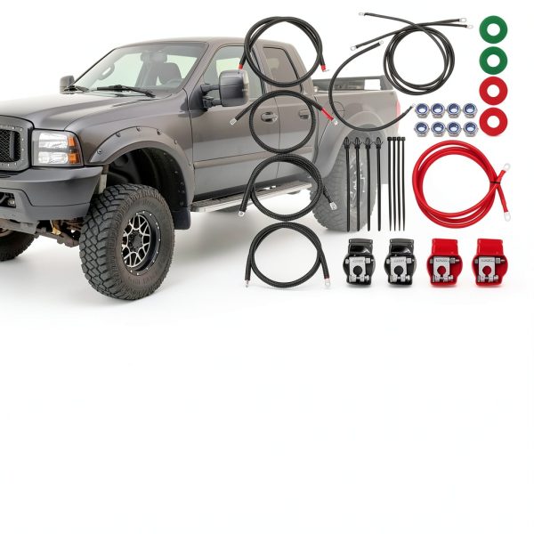 Ford Super Duty Battery Cables Ballmers 2/0 Kit-5