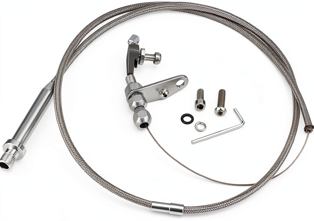 Installing EVGATSAUTO kick down cable in a TH350 transmission