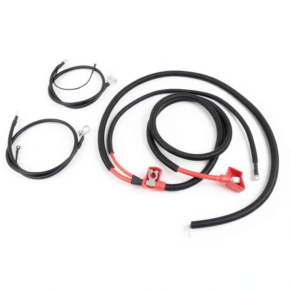 Ford 7.3L Powerstroke Diesel Starter Cable Kit by AKWH-4