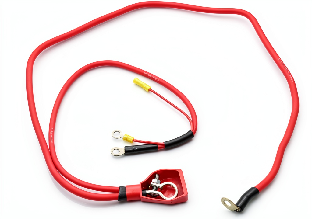 Standard Motor battery cable with painted finish