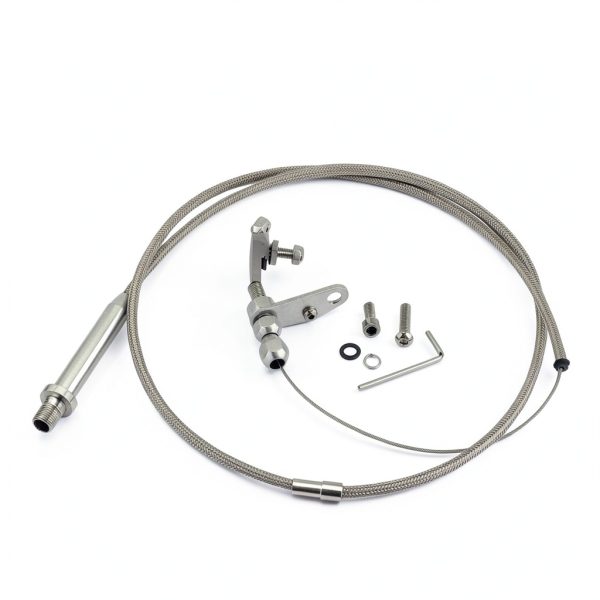 Yctze Stainless Steel Turbo 350 Kickdown Cable-1
