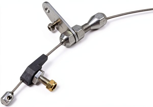 Ford C-6 Transmission Kick Down Cable Stainless Steel-2