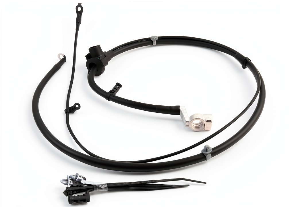 Installing MUCO Negative Battery Cable on a Silverado truck bench setup