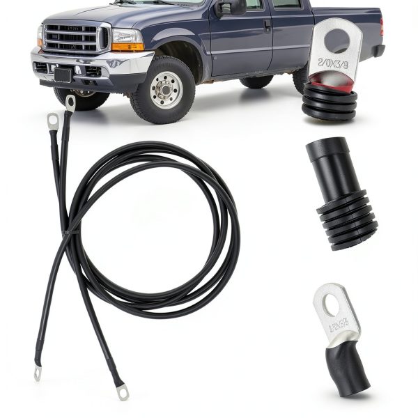Ford Super Duty Battery Cables Ballmers 2/0 Kit-6