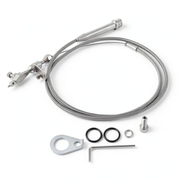 GM 700R4 Braided Kickdown Cable by EVGATSAUTO-0