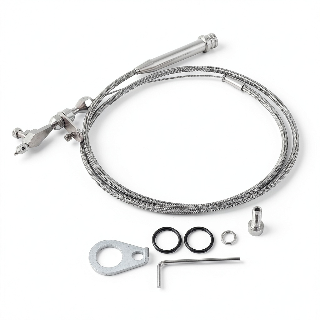 'GM 700R4 Braided Kickdown Cable'