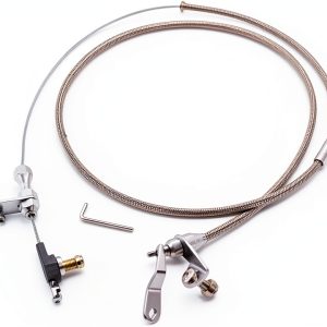 Ford C-6 Transmission Kick Down Cable Stainless Steel-0