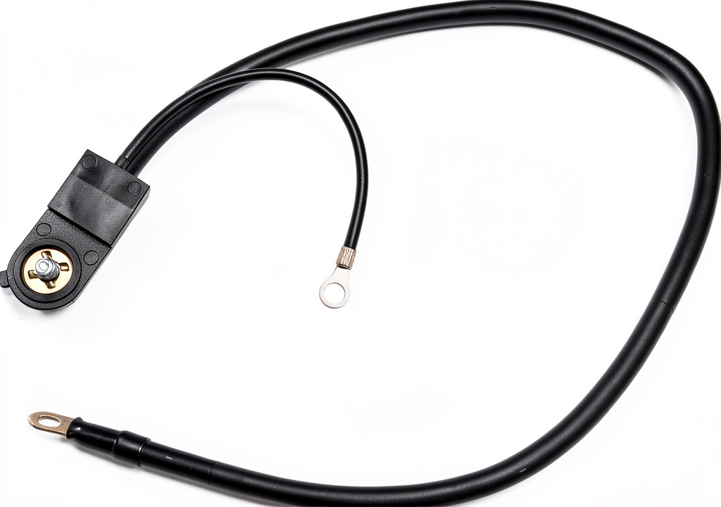 ACDelco Negative Battery Cable installed in a vehicle engine compartment