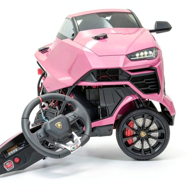 BTMWAY Licensed Lamborghini Kids Electric Car with Remote-2