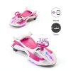 12V Electric Wiggle Car CANKETEC 2-in-1 Ride-On with Lights Pink-4