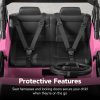 Best Choice Products Kids 24V 2-Seater Electric Ride On Car Truck w/ 132lb Weight Capacity, Parent Control, Bluetooth, LED Lights - Pink-6