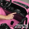Best Choice Products Kids 24V 2-Seater Electric Ride On Car Truck w/ 132lb Weight Capacity, Parent Control, Bluetooth, LED Lights - Pink-5