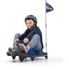 Razor Crazy Cart Shift Electric Go Kart for Kids Ages 6+ - 12V Drifting System, High/Low Speed Switch, Simplified Drifting, Riders up to 120 lbs, Black/Blue-9