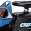 Razor Crazy Cart Shift Electric Go Kart for Kids Ages 6+ - 12V Drifting System, High/Low Speed Switch, Simplified Drifting, Riders up to 120 lbs, Black/Blue-2