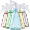 BALABALA Spray Bottles Pack of 5 Water Squirt Bottle 17 oz Adjustable Empty Plastic Storage Container for Cleaning Solutions, Gardening, Pets, Plants, Hair Misting, Leak Proof, BPA Free, 5 Colors-0