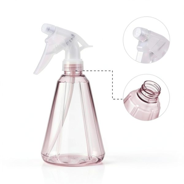 BALABALA Spray Bottles Pack of 5 Water Squirt Bottle 17 oz Adjustable Empty Plastic Storage Container for Cleaning Solutions, Gardening, Pets, Plants, Hair Misting, Leak Proof, BPA Free, 5 Colors-1