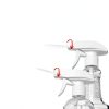 4-Pack White Trigger Sprayers - Heavy Duty Dual Misting and Stream-1