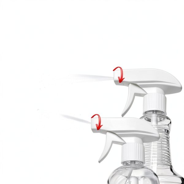 4-Pack White Trigger Sprayers - Heavy Duty Dual Misting and Stream-1