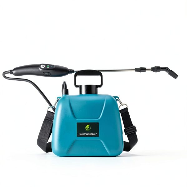 2 Gallon Battery Powered Garden Sprayer, Electric Sprayer with USB Rechargeable Handle, 3 Mist Nozzles, Retractable Wand, Water Pump Sprayers with Adjustable Shoulder Strap for Yard, Lawn and Garden-3