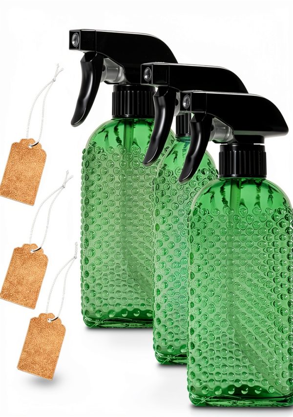 Glass Spray Bottles, Handheld Pressure Sprayers with Adjustable-0