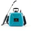 2 Gallon Battery Powered Garden Sprayer, Electric Sprayer with USB Rechargeable Handle, 3 Mist Nozzles, Retractable Wand, Water Pump Sprayers with Adjustable Shoulder Strap for Yard, Lawn and Garden-6