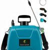 2 Gallon Battery Powered Garden Sprayer, Electric Sprayer with USB Rechargeable Handle, 3 Mist Nozzles, Retractable Wand, Water Pump Sprayers with Adjustable Shoulder Strap for Yard, Lawn and Garden-0